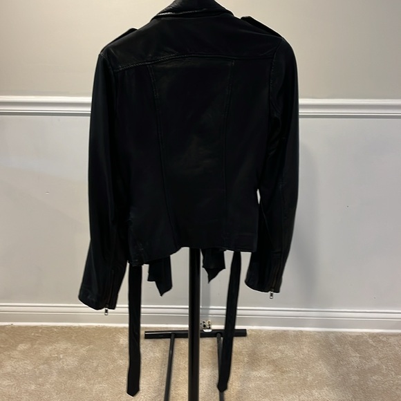AllSaints Leather Jacket - Picture 3 of 4